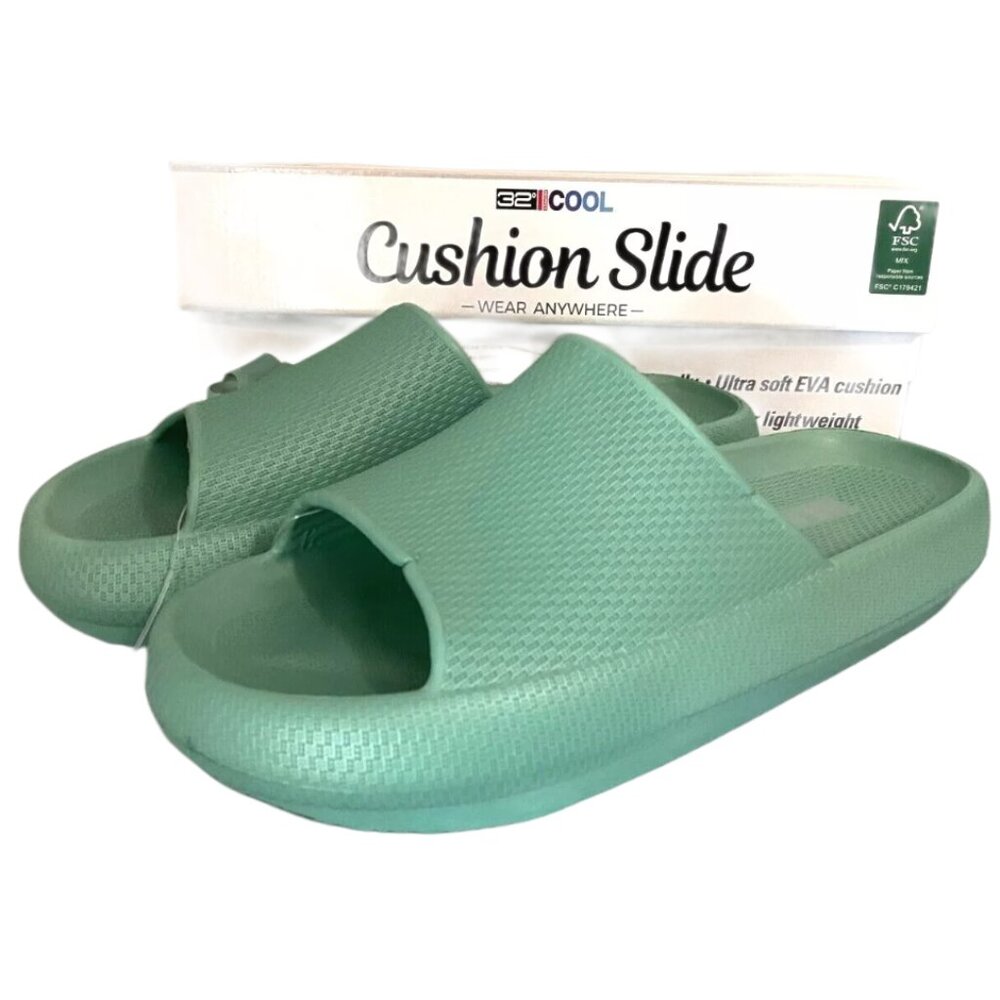 NEW 32 Degrees Unisex Cushion Waterproof Slide Sandals